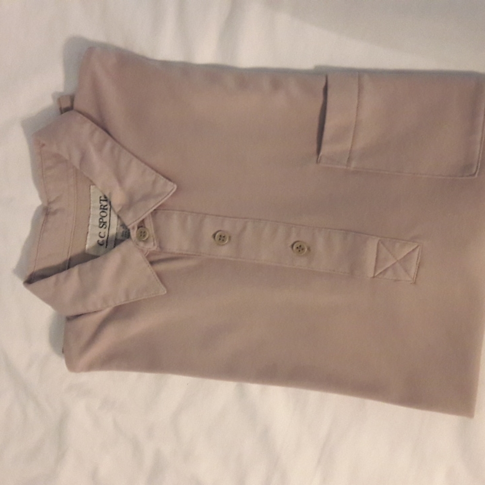 C.C. Sport polo khaki large like new